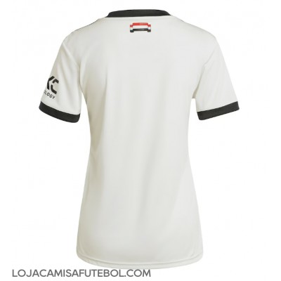 Camisa de Futebol Manchester United Equipamento Alternativo Mulheres 2024-25 Manga Curta Camisa de Futebol Manchester United Equipamento Alternativo Mulheres 2024-25 Manga Curta